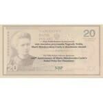 20 złotych 2011 - Maria Skłodowska Curie