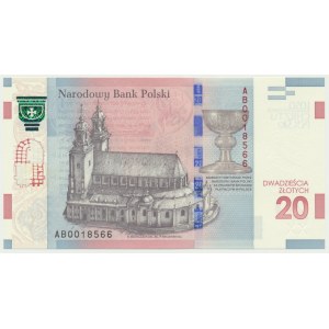 20 złotych 2015 - 1050 rocznica chrztu Polski