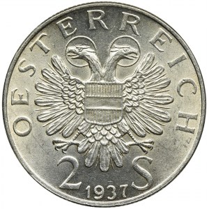 Austria, 2 Szylingi Wiedeń 1937