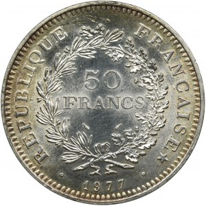 Francja, V Republika, 50 Franków 1977