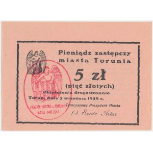Toruń, 5 złotych 1939 - rzadkie