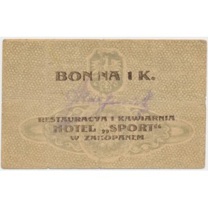 Zakopane Hotel Sport 1 korona