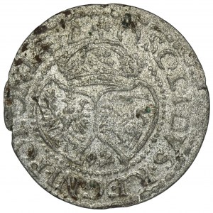 Zygmunt III Waza, Szeląg Malbork 1592 - otwarty pierścień