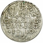 Zygmunt III Waza, Trojak Kraków 1624 - REG jak RHG, niedobita 6
