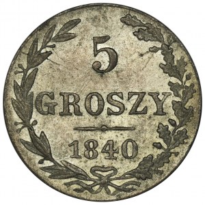 5 groszy Warszawa 1840 MW