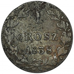1 Warsaw penny 1838 MW - RARE