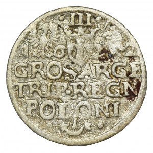 Sigismund III Vasa, 3 Groschen Krakau 1622