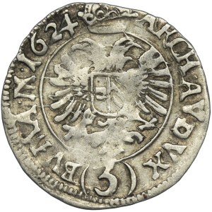 Austria, Ferdynand II, 3 Krajcary Kutná Hora 1624