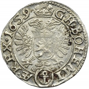 Austria, Leopold I, 3 Krajcary Praga 1659