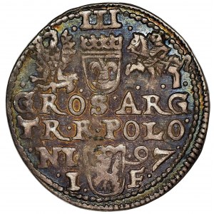 Sigismund III Vasa, 3 Groschen Olkusz 1597