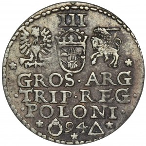 Sigismund III Vasa, 3 Groschen Marienburg 1594