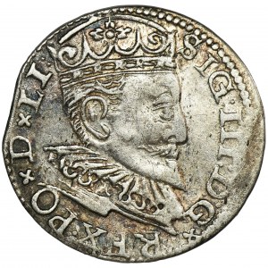 Zygmunt III Waza, Trojak Ryga 1596 - LI