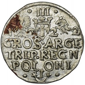 Sigismund III Vasa, 3 Groschen Krakau 1622