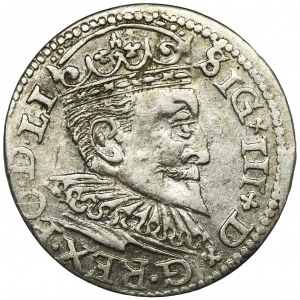 Sigismund III Vasa, 3 Groschen Riga 1595 - LI