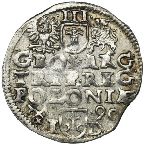 Sigismund III Vasa, 3 Groschen Posen 1590