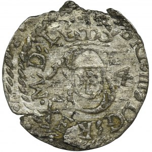 Sigismund III Vasa, Schilling Vilnius 1614 - RARE, inverted E in REX