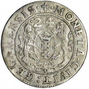 Sigismund III Vasa, 1/4 Thaler Danzig 1624/3 - PR•