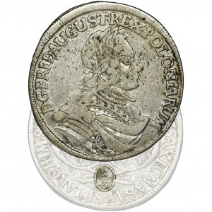 August II Mocny, 2/3 Talara (gulden) Lipsk 1699 EPH - RZADKIE
