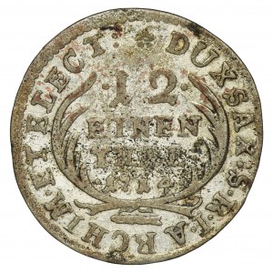 Augustu II the Strong, 1/12 Thaler Leipzig 1714 EPH