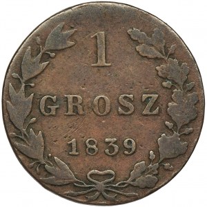 1 groschen Warsaw 1839 MW