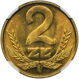 2 złote 1985 - NGC MS66