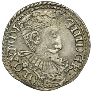 Zygmunt III Waza, Trojak Olkusz 1597 - wąskie rondo