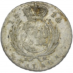 Duchy of Warsaw, 1/6 Thaler 1814 IB