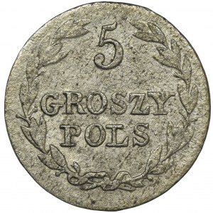 Królestwo Polskie, 5 groszy polskich Warszawa 1827 FH