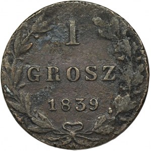 1 groschen Warsaw 1839 MW