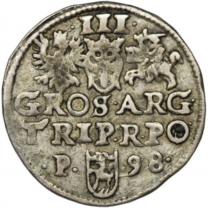 Sigismund III Vasa, 3 Groschen Posen 1598