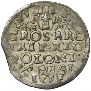 Sigismund III Vasa, 3 Groschen Posen 1591