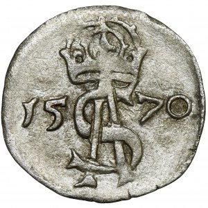 Sigismund II August, 2 Denarius Vilnius 1570