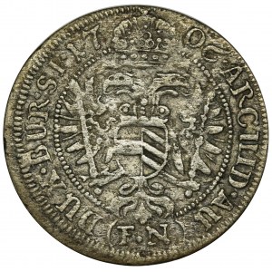 Silesia, Joseph I, 3 Kreuzer Breslau 1706 FN