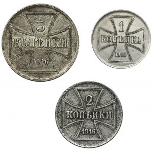Zestaw, Ost, Kopiejki (3 szt.)