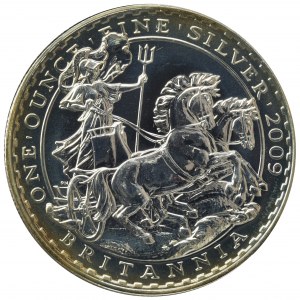 Great Britain, Elizabeth II, 2 Pounds 2009 Britannia - 1 Oz