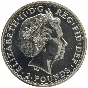 Great Britain, Elizabeth II, 2 Pounds 2007 Britannia - 1 Oz