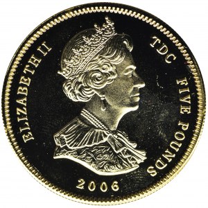 Tristan de Cunha, Elizabeth II, 5 Pounds 2006