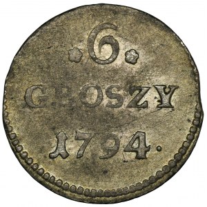 Poniatowski, 6 Groschen 1794