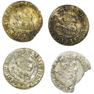 Set, Sigismund III Vasa, Groschen Danzig (4 pcs.)