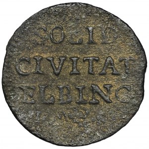 Augustus III of Poland, Schilling Elbing 1763