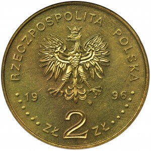 2 złote 1996 Zygmunt II August - ECC MS68