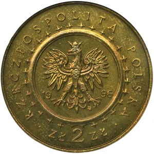 2 złote 1996 Zamek w Lidzbarku Warmińskim - NGC MS65