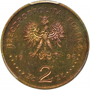 2 złote 1996 Zygmunt II August - PCGS MS66