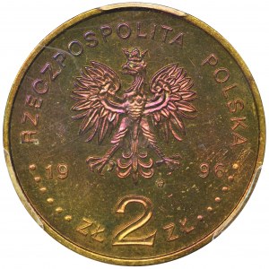2 złote 1996 Zygmunt II August - PCGS MS66