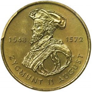 2 złote 1996 Zygmunt II August - PCGS MS67