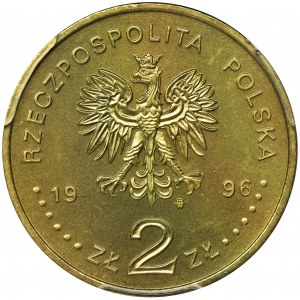 2 złote 1996 Zygmunt II August - PCGS MS67