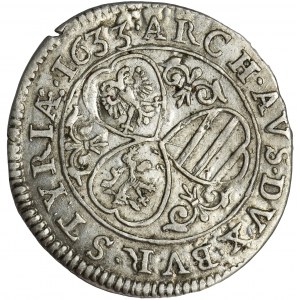 Austria, Ferdinand II, 3 Kreuzer Graz 1633 - BO