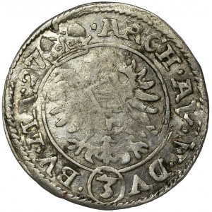 Austria, Ferdinand II, 3 Kreuzer Prague 1627 - destruct