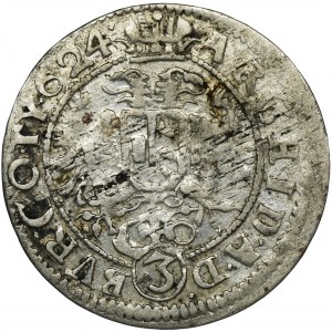 Austria, Ferdinand II, 3 Kreuzer Wien 1624