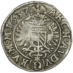 Austria, Ferdinand III, 3 Kreuzer Prague 1637